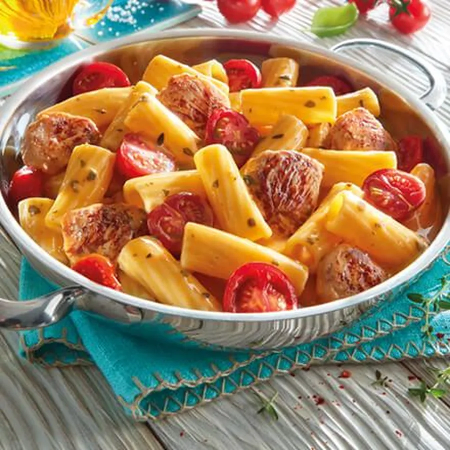 Rigatoni Hähnchenpfanne