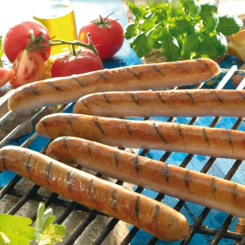 Apfelrotkohl mit Rost-Bratwurst
