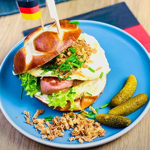 Leberkäs‘ Burger